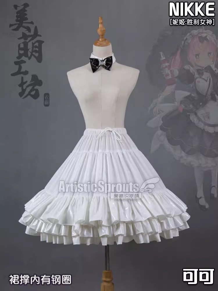 勝利の女神NIKKE ココア　コスプレ衣装＋ウィッグ 勝利の女神:NIKKE ココア コスプレ衣装 メイド服 - Costowns